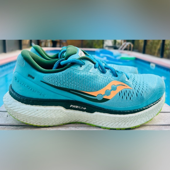 Saucony Triumph 18 Shoes Future Blue Mens Size 8.5 - Picture 6 of 10